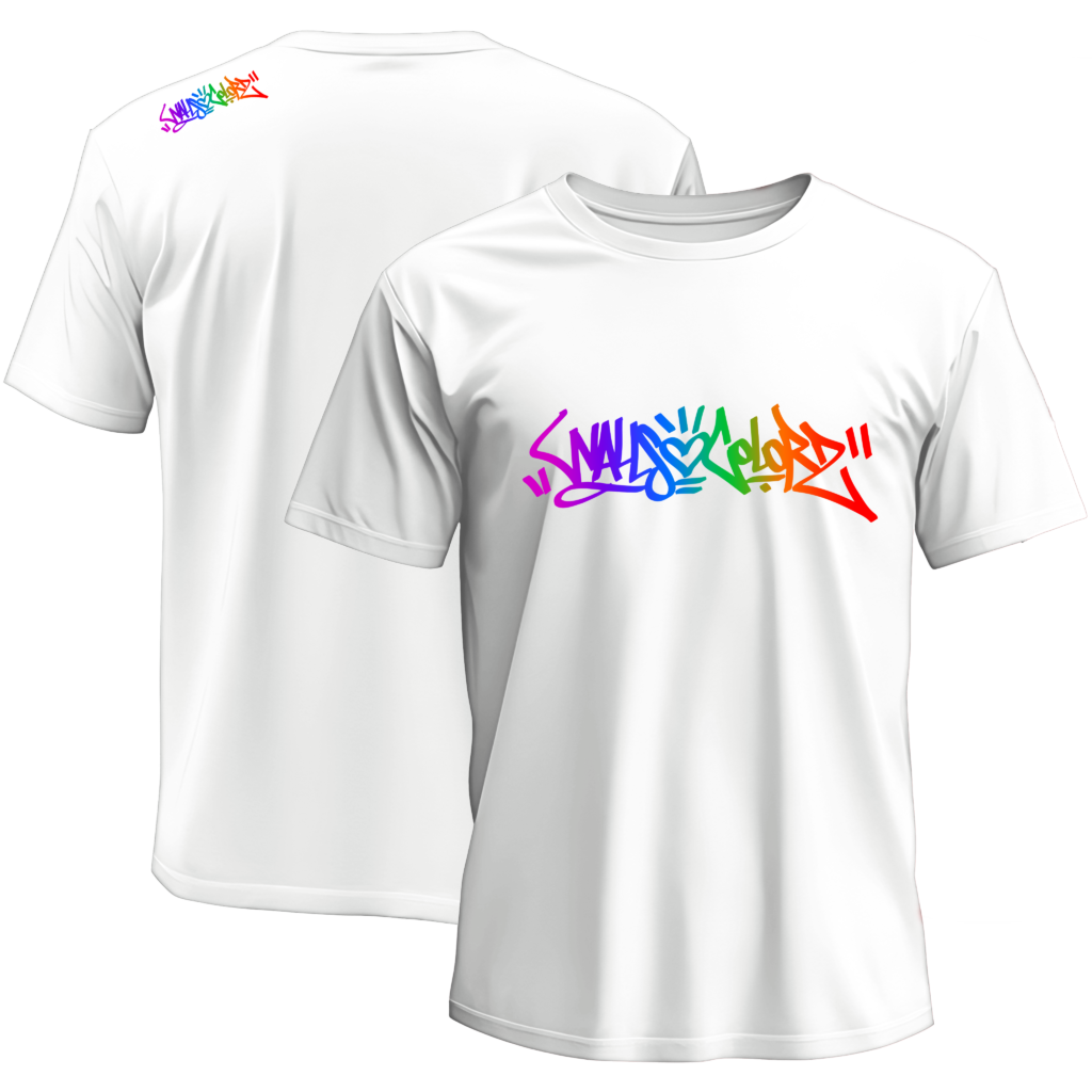 Teeshirt Tag Walls Love Colors multicolor