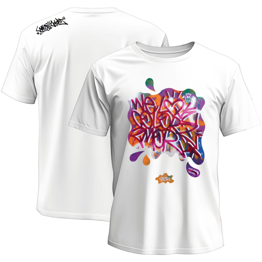 Teeshirt "Toile multicolor"